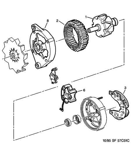 PEUGEOT 5761.67 - Ģeneratora sprieguma regulators adetalas.lv