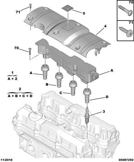 PEUGEOT 5960 F3 - Aizdedzes svece adetalas.lv