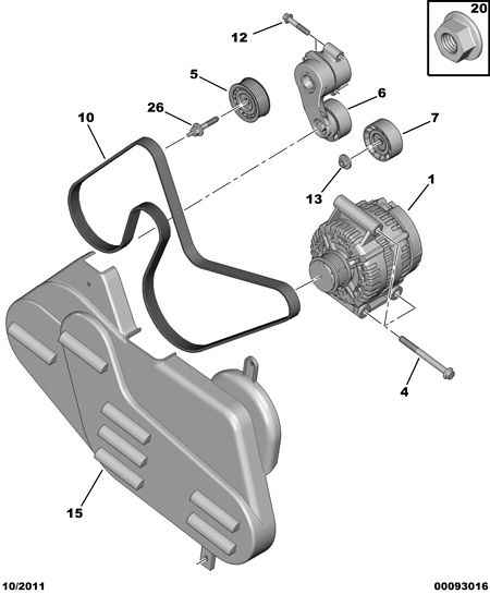 PEUGEOT 96 749 875 80 - Ģenerators adetalas.lv