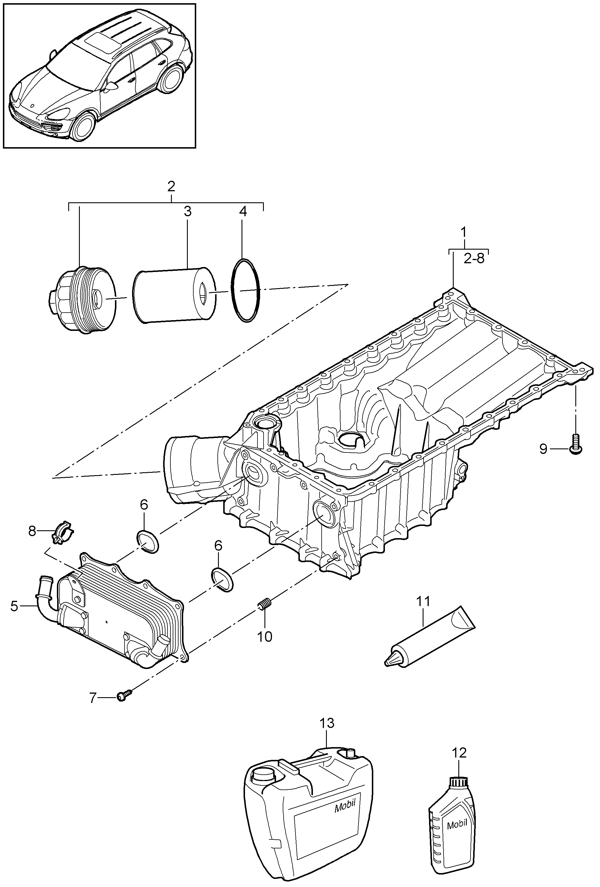 Porsche 948 107 022 00 - Eļļas filtrs adetalas.lv