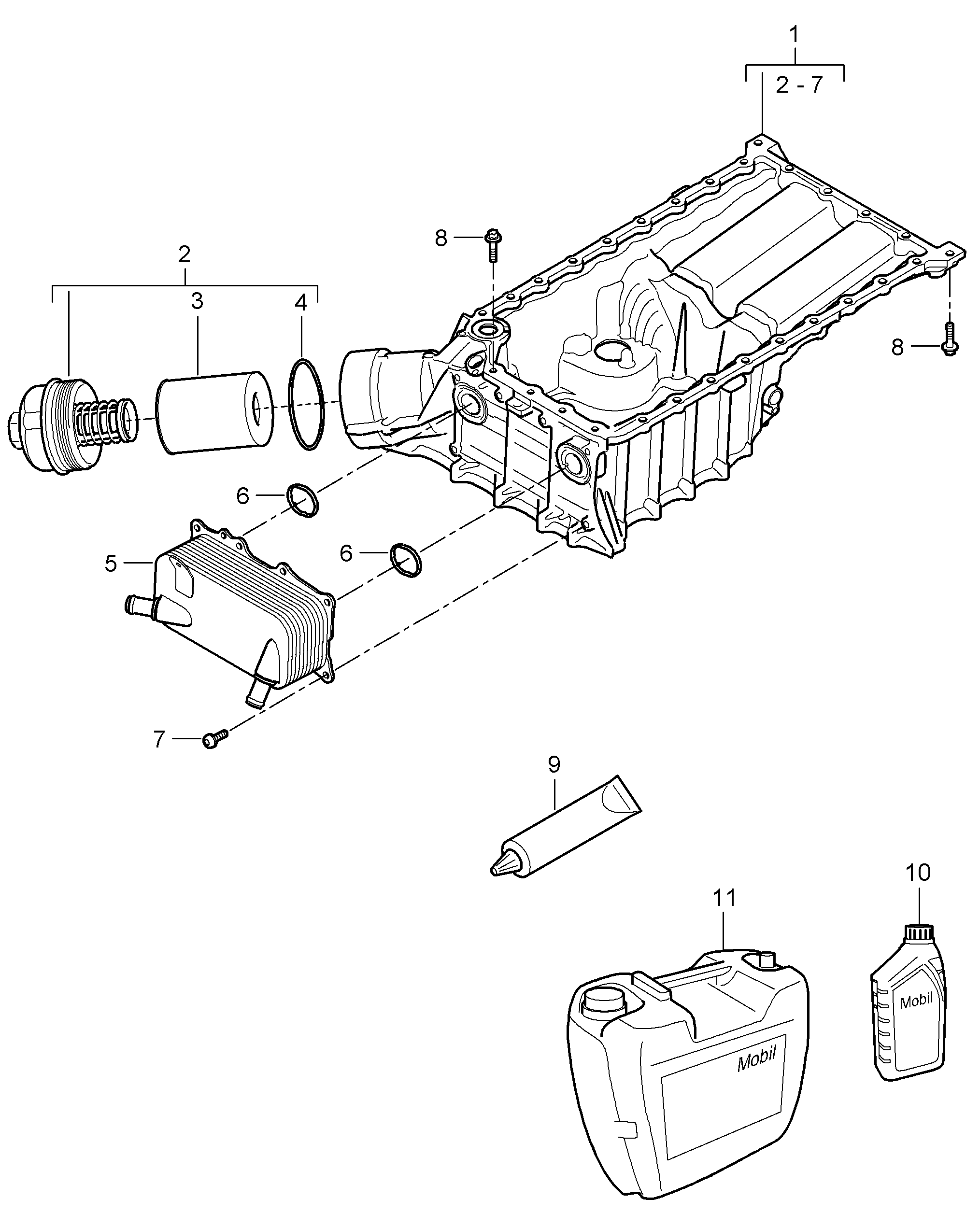 Porsche 948.107.222.00 - Eļļas filtrs adetalas.lv