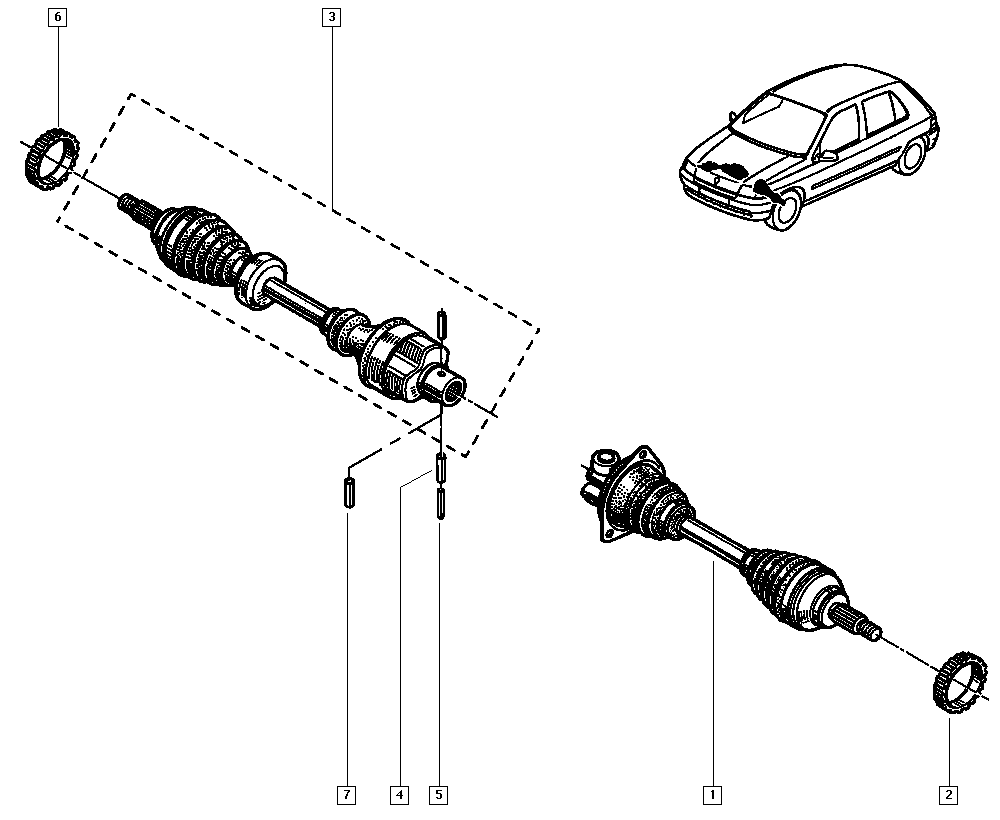 OM 7701349915 - Piedziņas vārpsta adetalas.lv