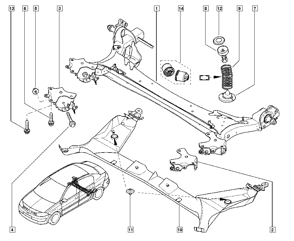 DACIA 8200245679 - Putekļu aizsargkomplekts, Amortizators adetalas.lv