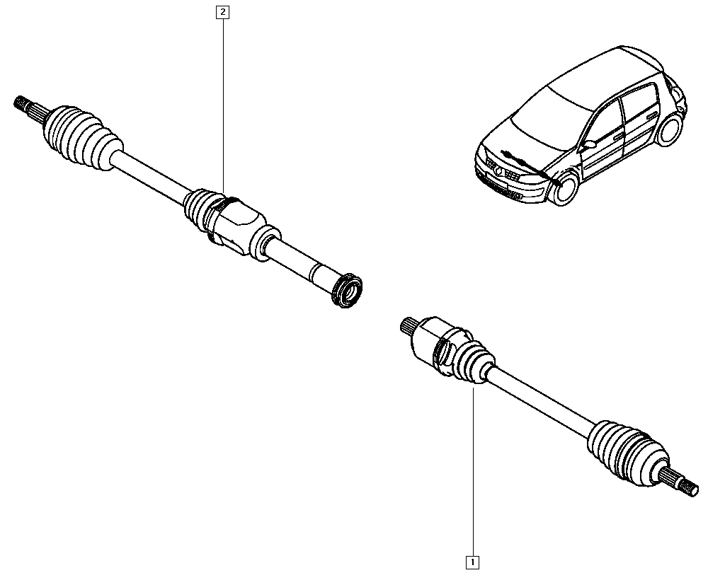 RENAULT TRUCKS 8200184199 - Piedziņas vārpsta adetalas.lv