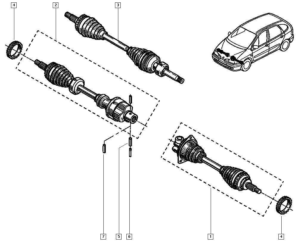 OM 7700112116 - Piedziņas vārpsta adetalas.lv