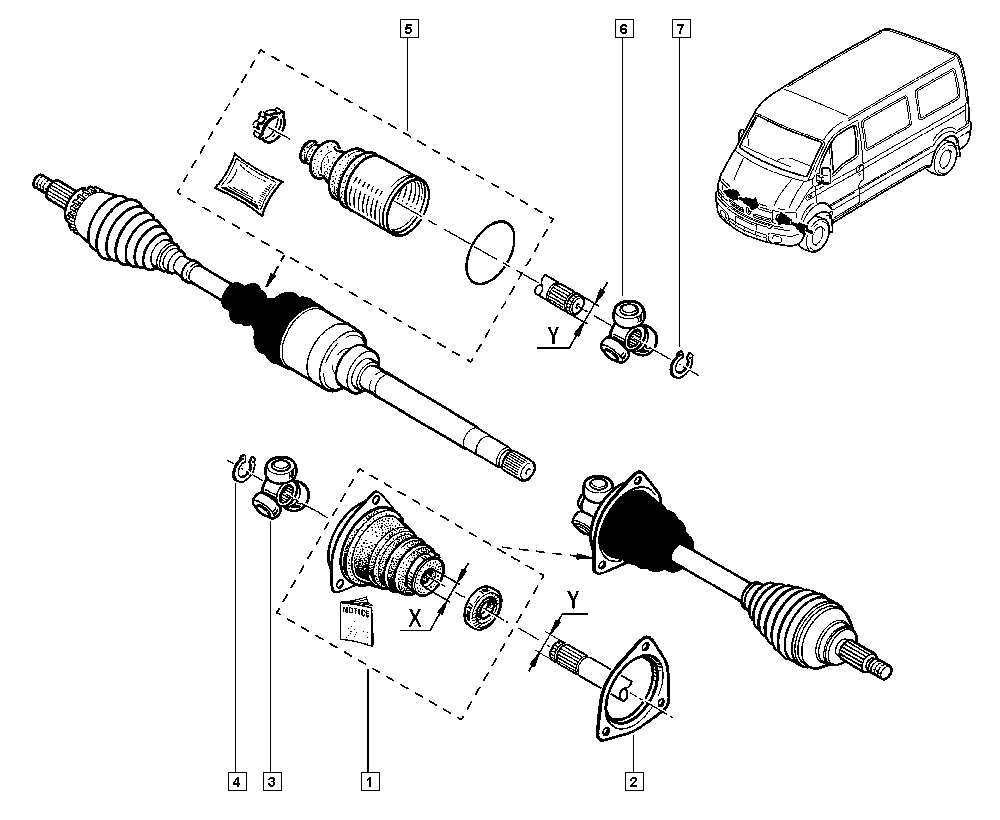 RENAULT 77 01 207 566 - Putekļusargs, Piedziņas vārpsta adetalas.lv