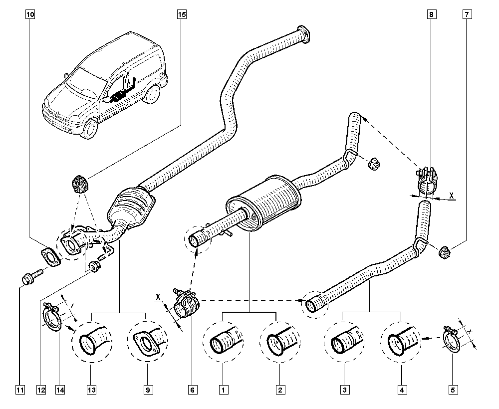 DACIA 7700 434 978 - MOUNTINS SUSP  SC adetalas.lv