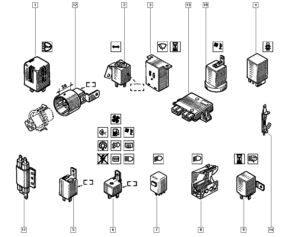 RENAULT 74 01 269 084 - Komutators, Aizdedzes sistēma adetalas.lv