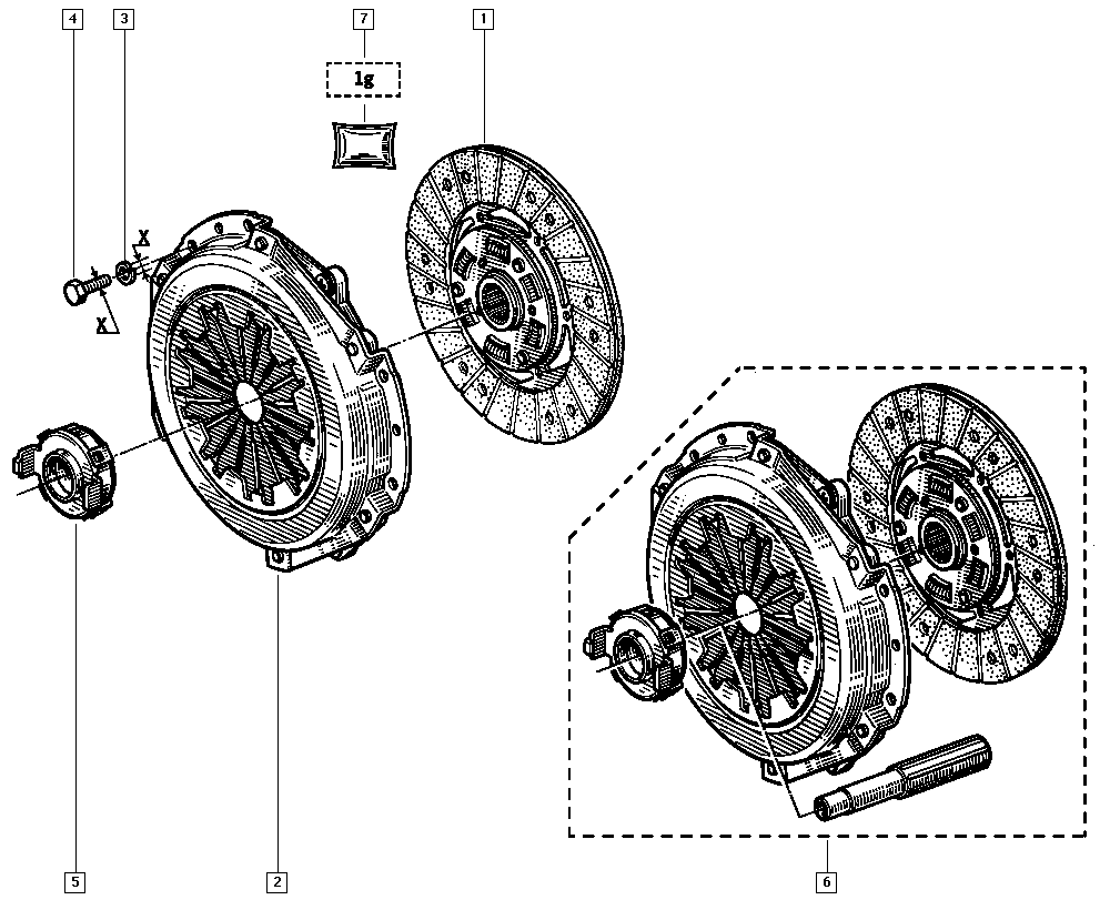 RENAULT 77 00 869 415 - Izspiedējgultnis adetalas.lv