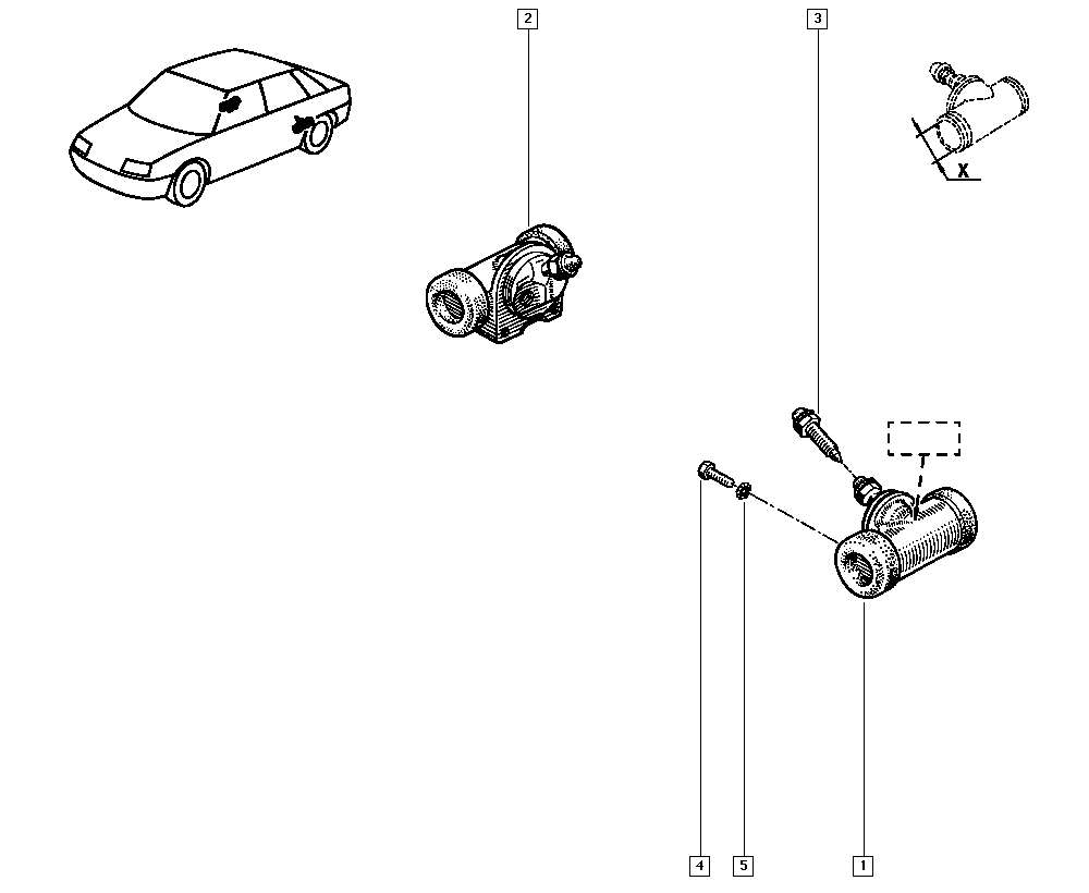 CITROËN/PEUGEOT 7701039393 - Riteņa bremžu cilindrs adetalas.lv