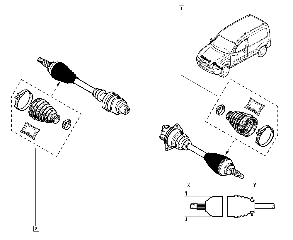 RENAULT TRUCKS 77 01 209 251 - Putekļusargs, Piedziņas vārpsta adetalas.lv