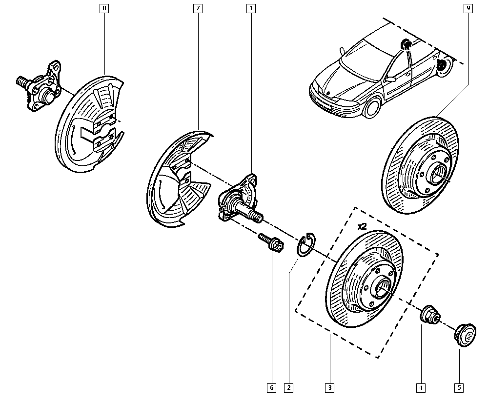 NISSAN 8200 655 249 - Bremžu diski adetalas.lv