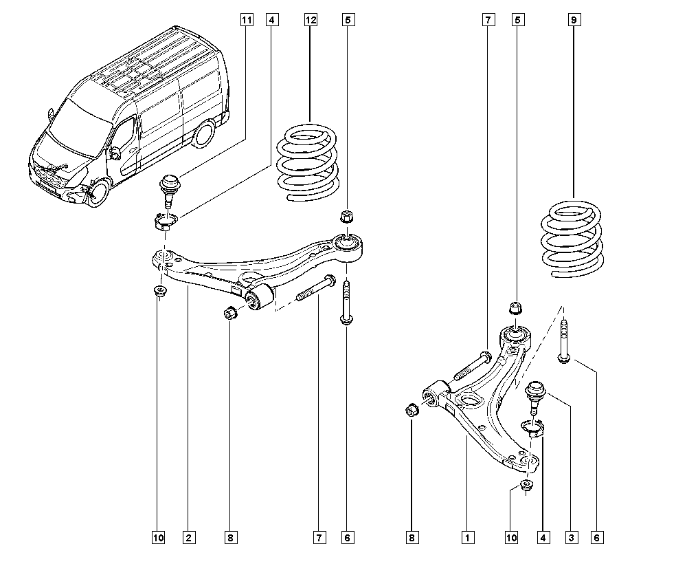 Opel 8200688871 - Neatkarīgās balstiekārtas svira, Riteņa piekare adetalas.lv