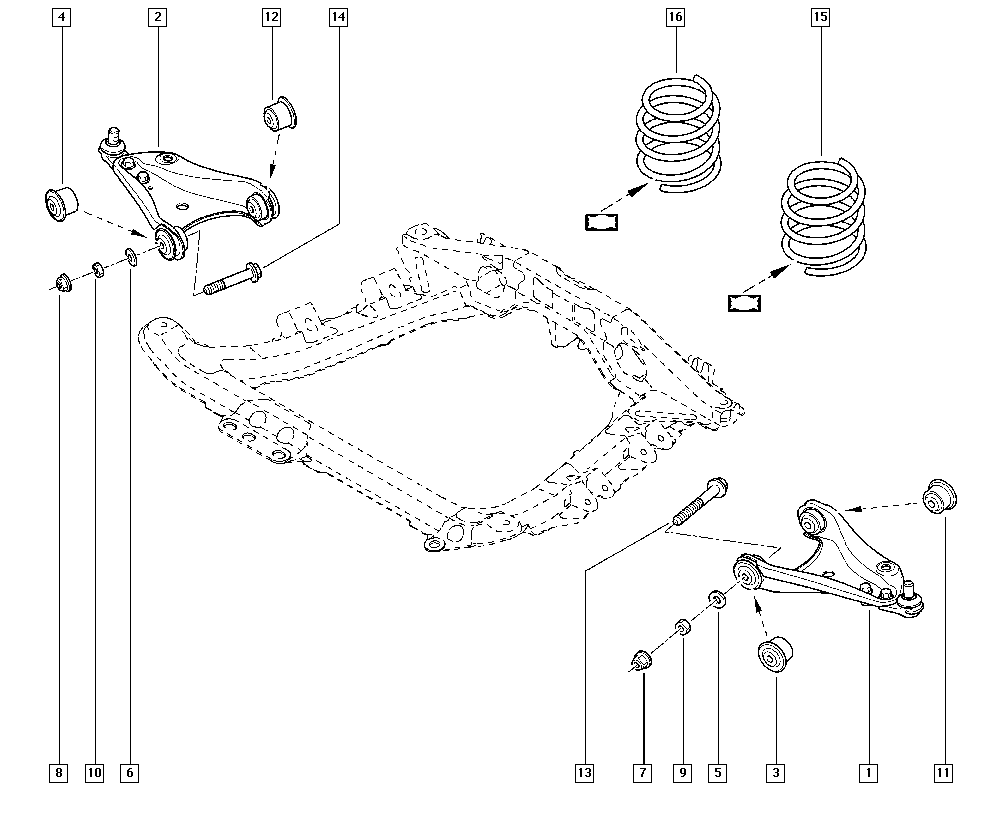 RENAULT 8200 942 408 - Neatkarīgās balstiekārtas svira, Riteņa piekare adetalas.lv