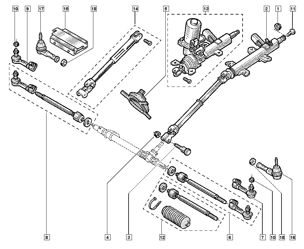 RENAULT 77 01 473 498 - Aksiālais šarnīrs, Stūres šķērsstiepnis adetalas.lv