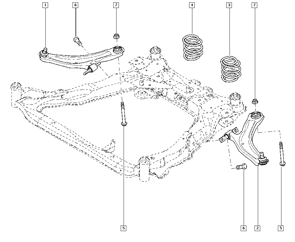 NISSAN 545055212R - Neatkarīgās balstiekārtas svira, Riteņa piekare adetalas.lv