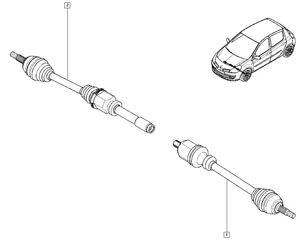 LADA 8200696900 - TRANS-FR DRIVE, LH adetalas.lv