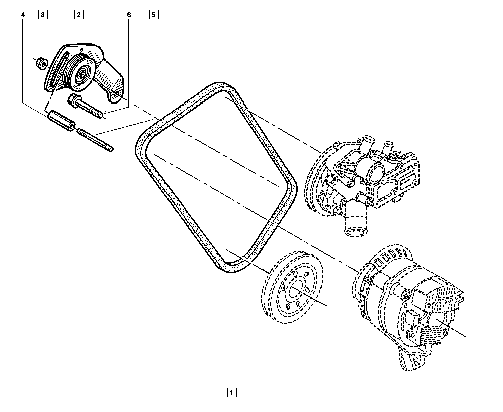 CITROËN 77 00 858 762 - Ķīļsiksna adetalas.lv