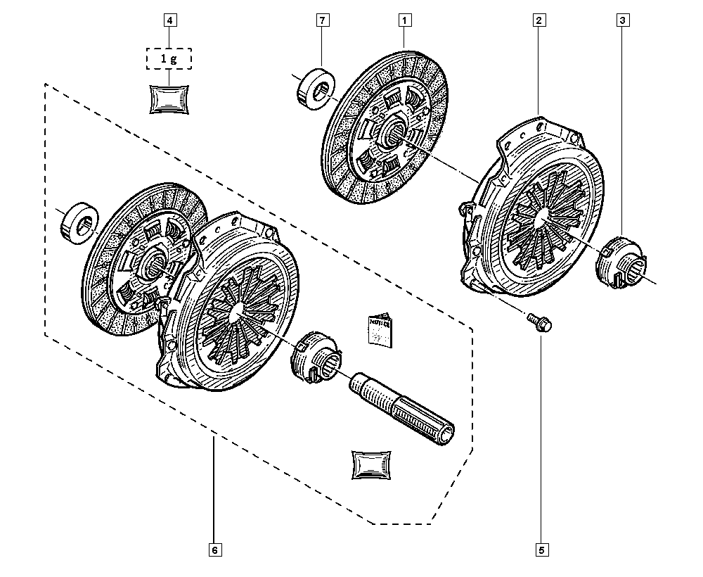 RENAULT 77 00 859 439 - Sajūga disks adetalas.lv