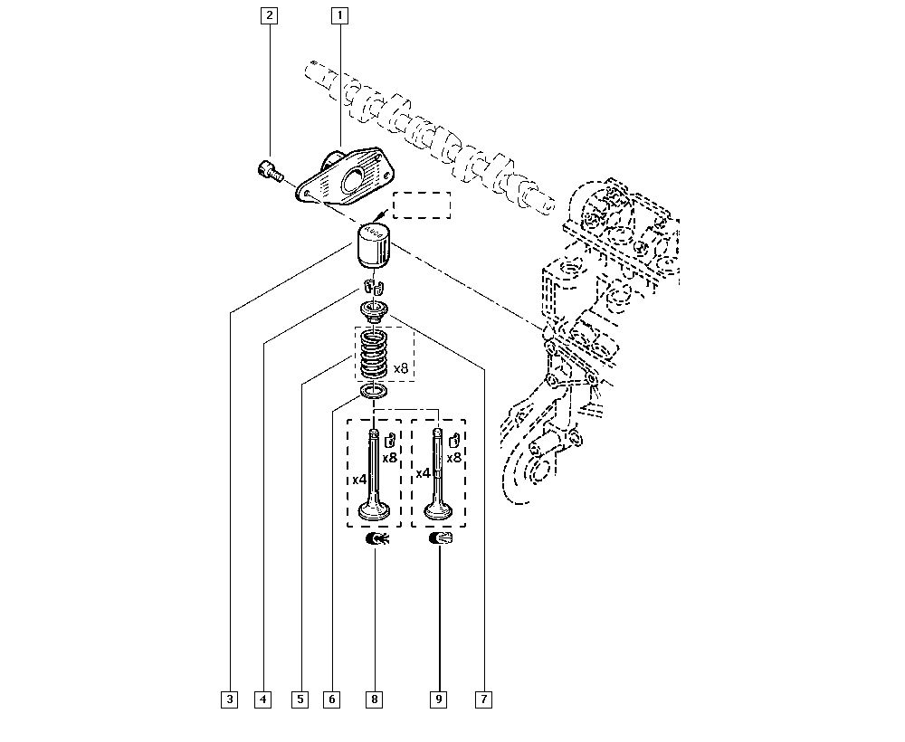 RENAULT 77 00 116 054 - Parazīt / Vadrullītis, Zobsiksna adetalas.lv