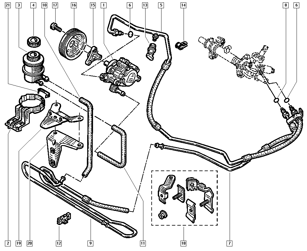 RENAULT 77 00 105 707 - Piedziņas skriemelis, Kloķvārpsta adetalas.lv