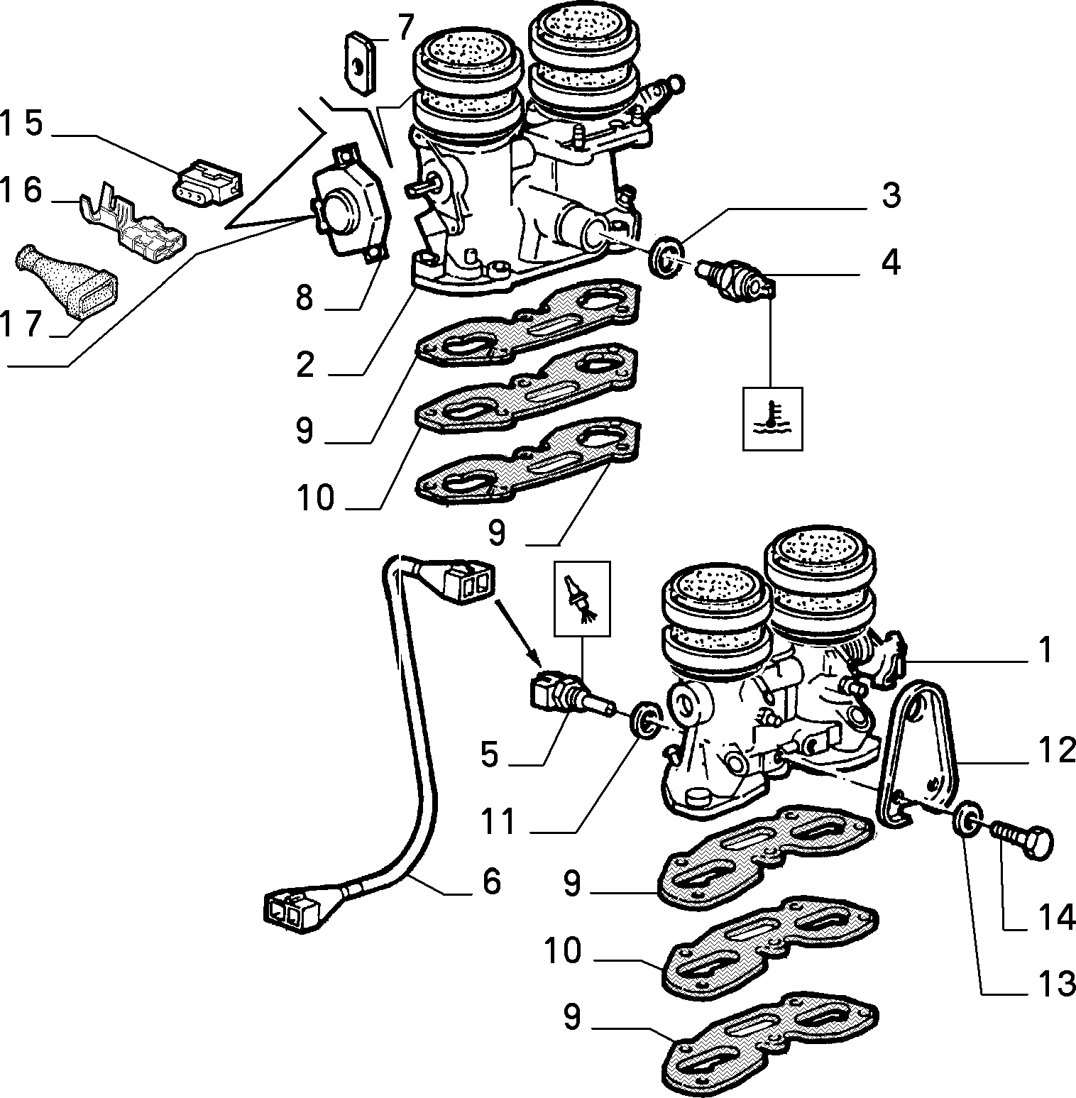 BMW 5972332 - Devējs, Dzesēšanas šķidruma temperatūra adetalas.lv