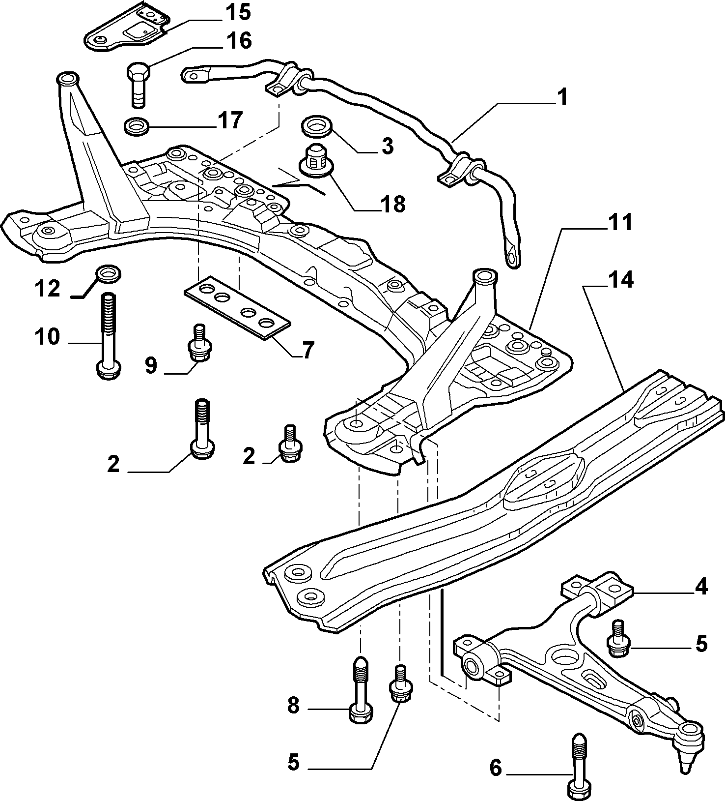 Lancia 60652466 - Neatkarīgās balstiekārtas svira, Riteņa piekare adetalas.lv