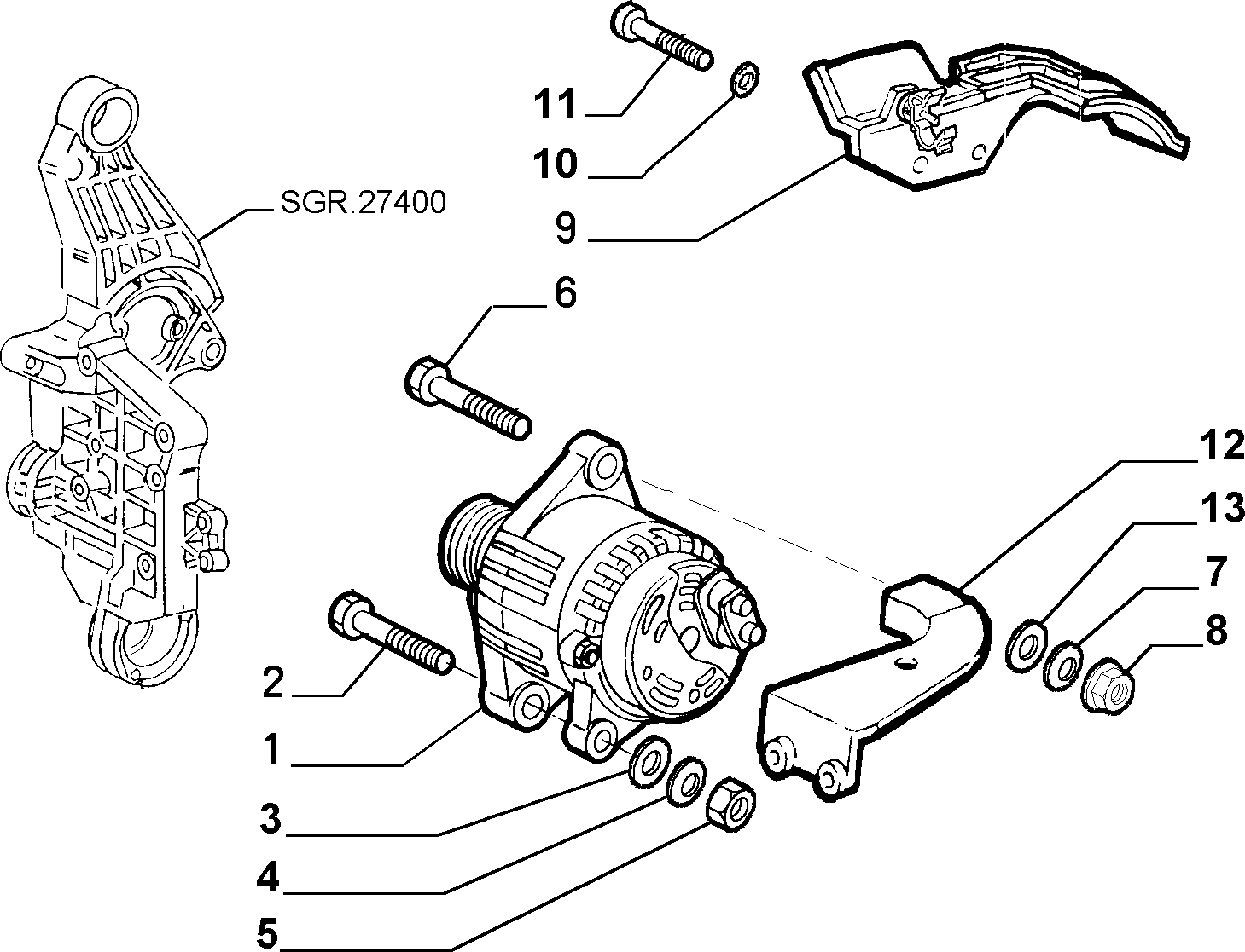 FIAT / LANCIA 46769369 - Ģenerators adetalas.lv