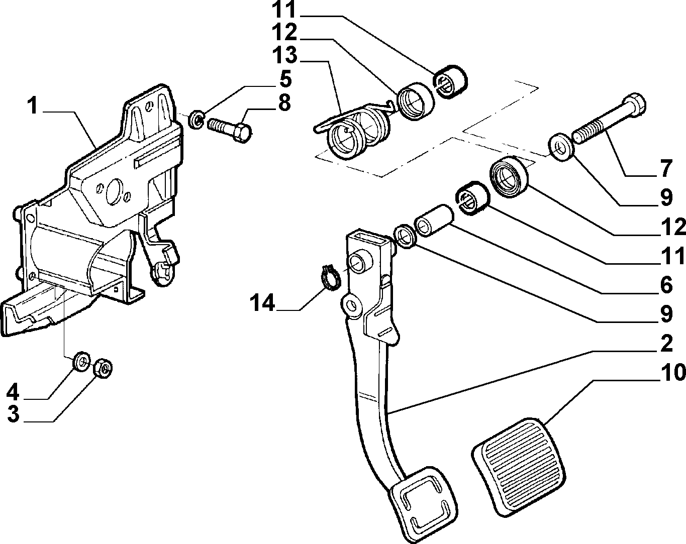 FIAT 10519621 - Savienojošie elementi, Izplūdes gāzu sistēma adetalas.lv