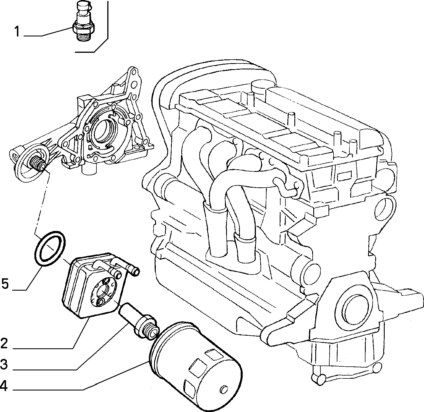 FIAT 71736159 - Eļļas filtrs adetalas.lv