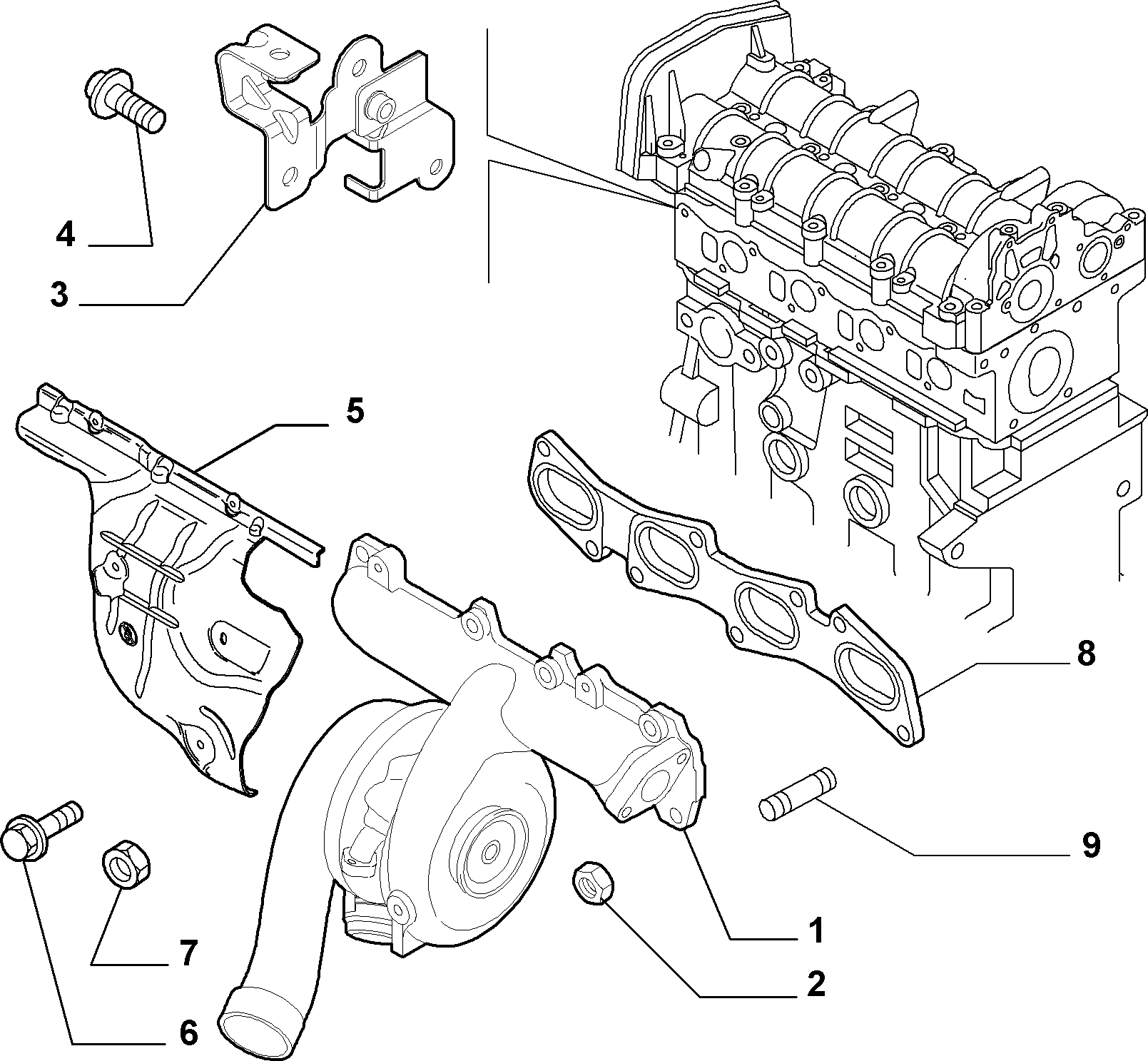 Alfa Romeo 55205358* - Kompresors, Turbopūte adetalas.lv