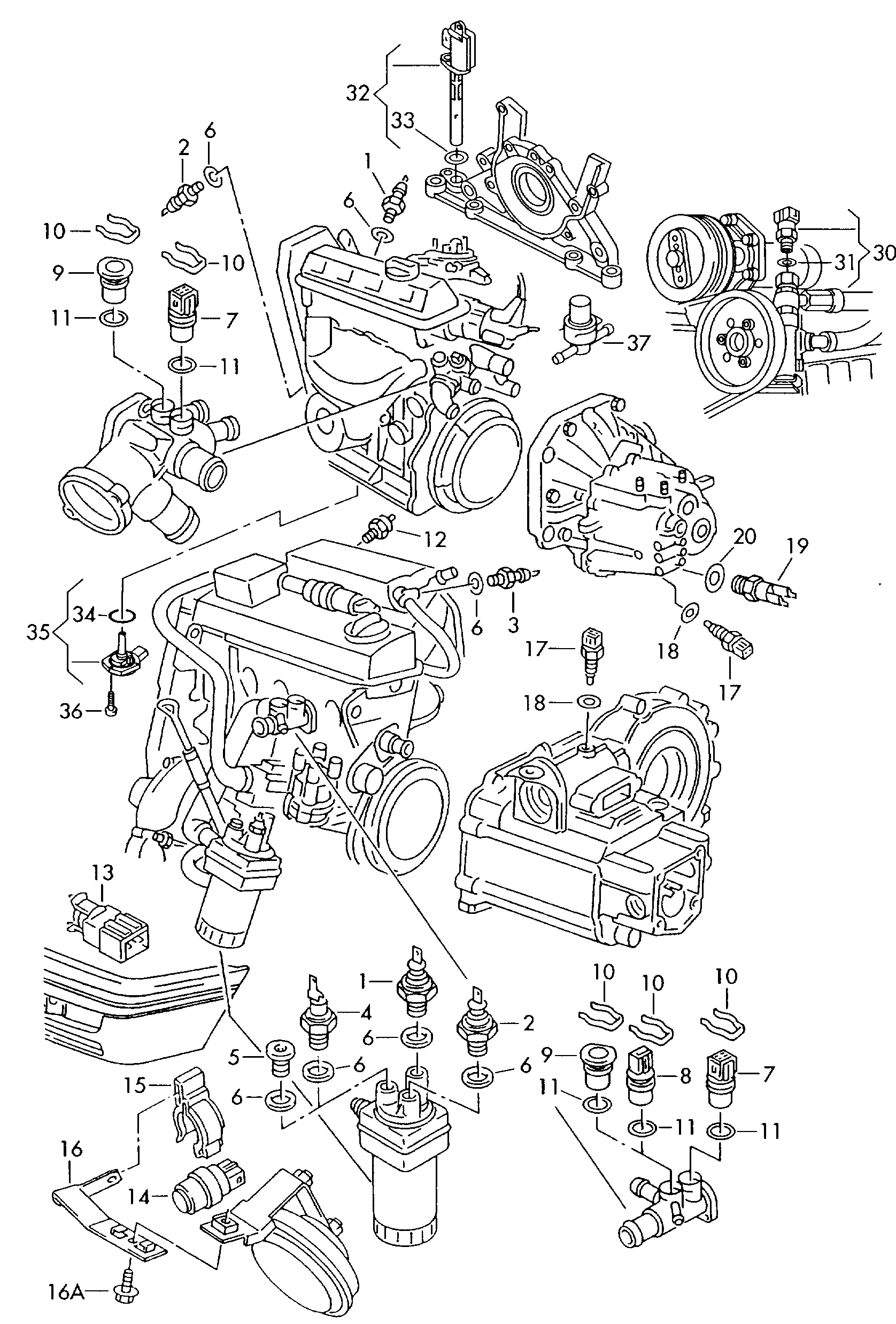 Seat 028 115 441 C - Blīve, Eļļas filtra korpuss adetalas.lv