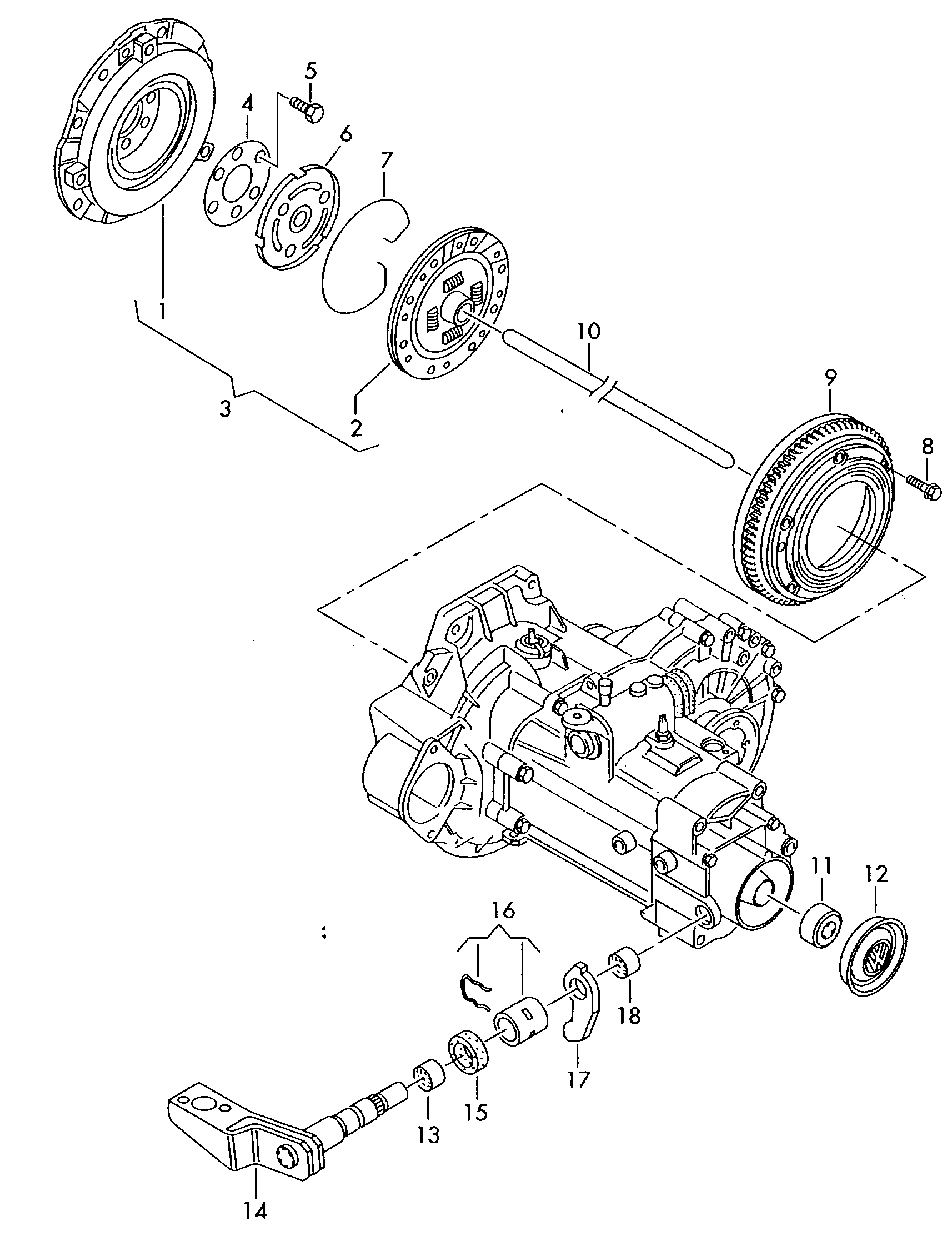 AUDI 038 141 025 L - Sajūga komplekts adetalas.lv