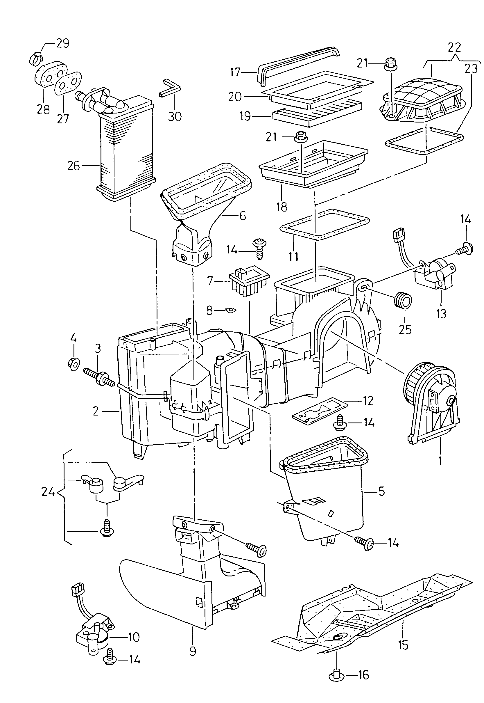 VAG 1J1907511C - Vadības elementi, Kondicionieris adetalas.lv