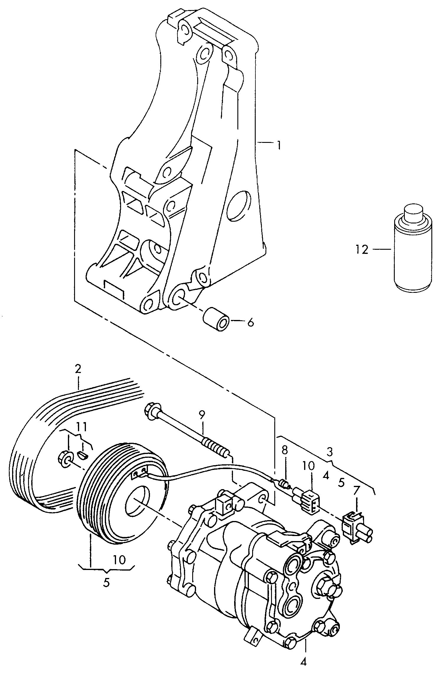 Seat 6N0820803C - Kompresors, Gaisa kond. sistēma adetalas.lv