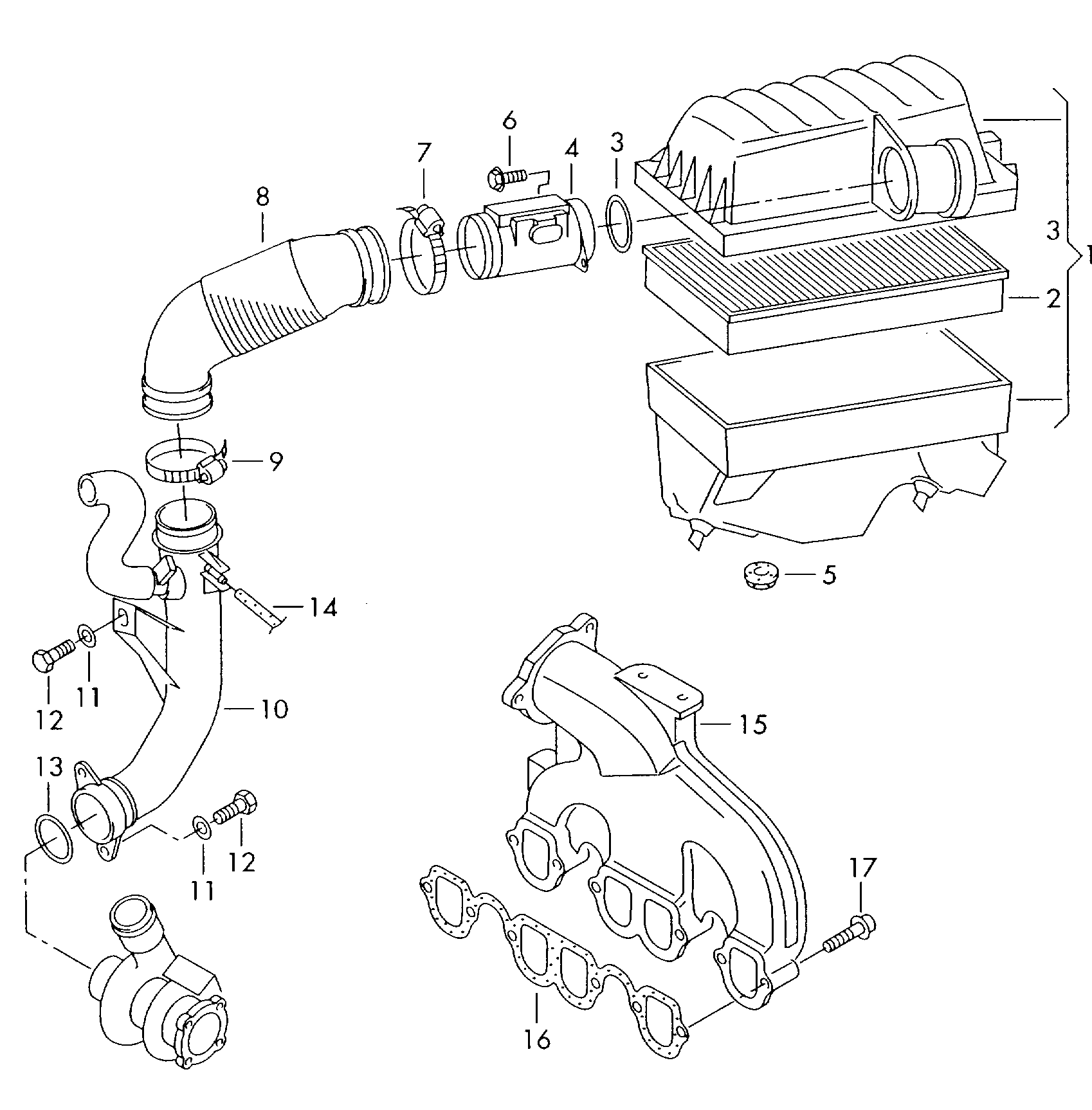 AUDI 038 906 461 C - Gaisa masas mērītājs adetalas.lv