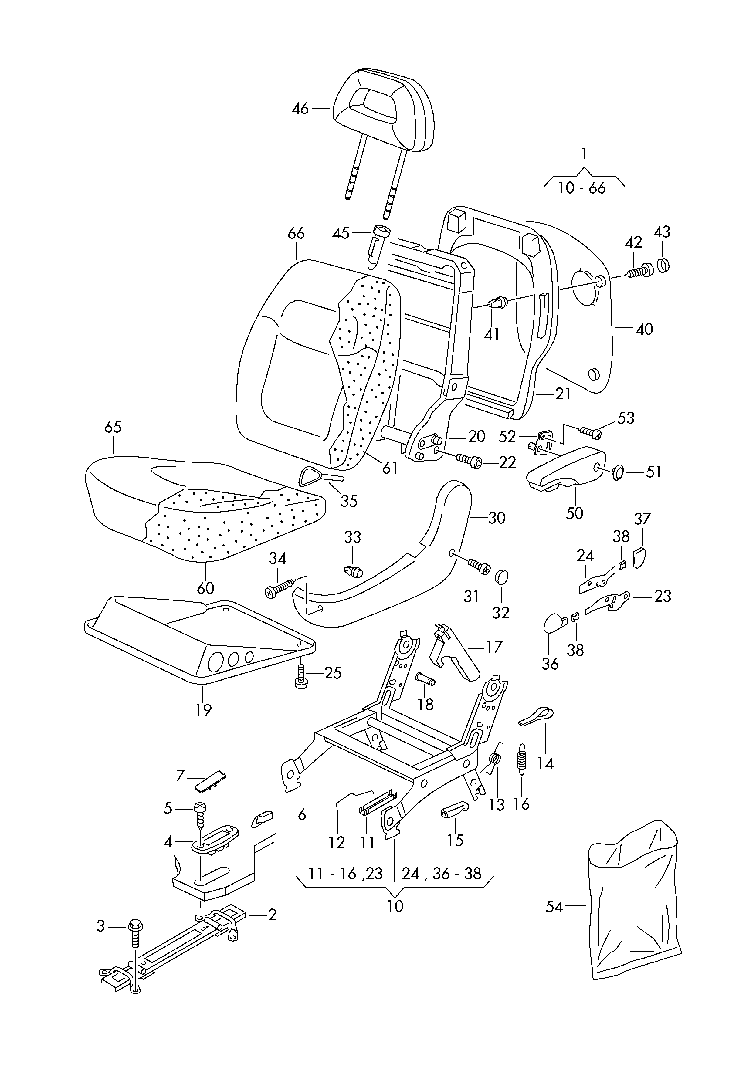 Seat N  0195269 - Skrūve, Izplūdes sistēma adetalas.lv