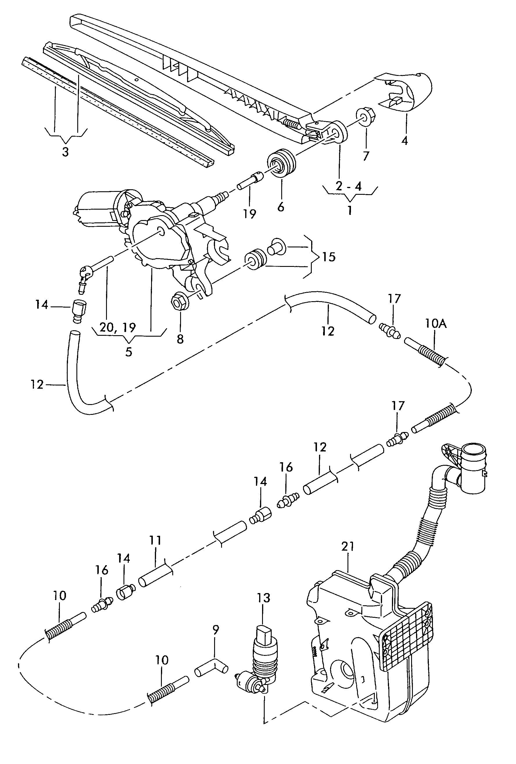 Seat 5P5955425A - wiper blade adetalas.lv