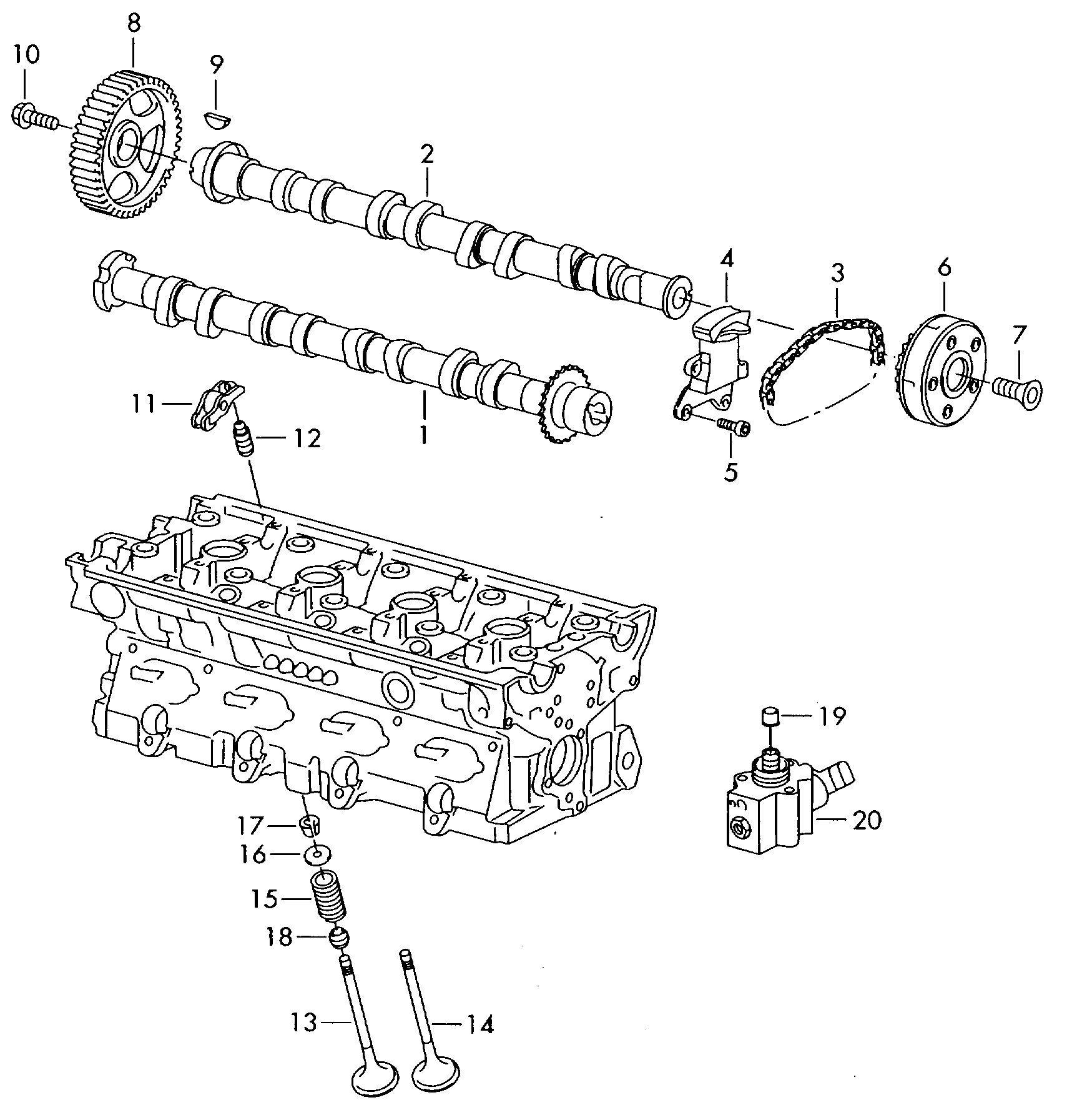 VW 022 109 423 A - Bīdītājs adetalas.lv