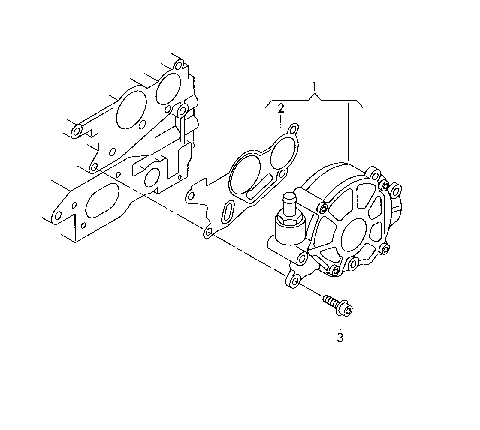 Skoda 03L 145 100 G - Vakuumsūknis, Bremžu sistēma adetalas.lv