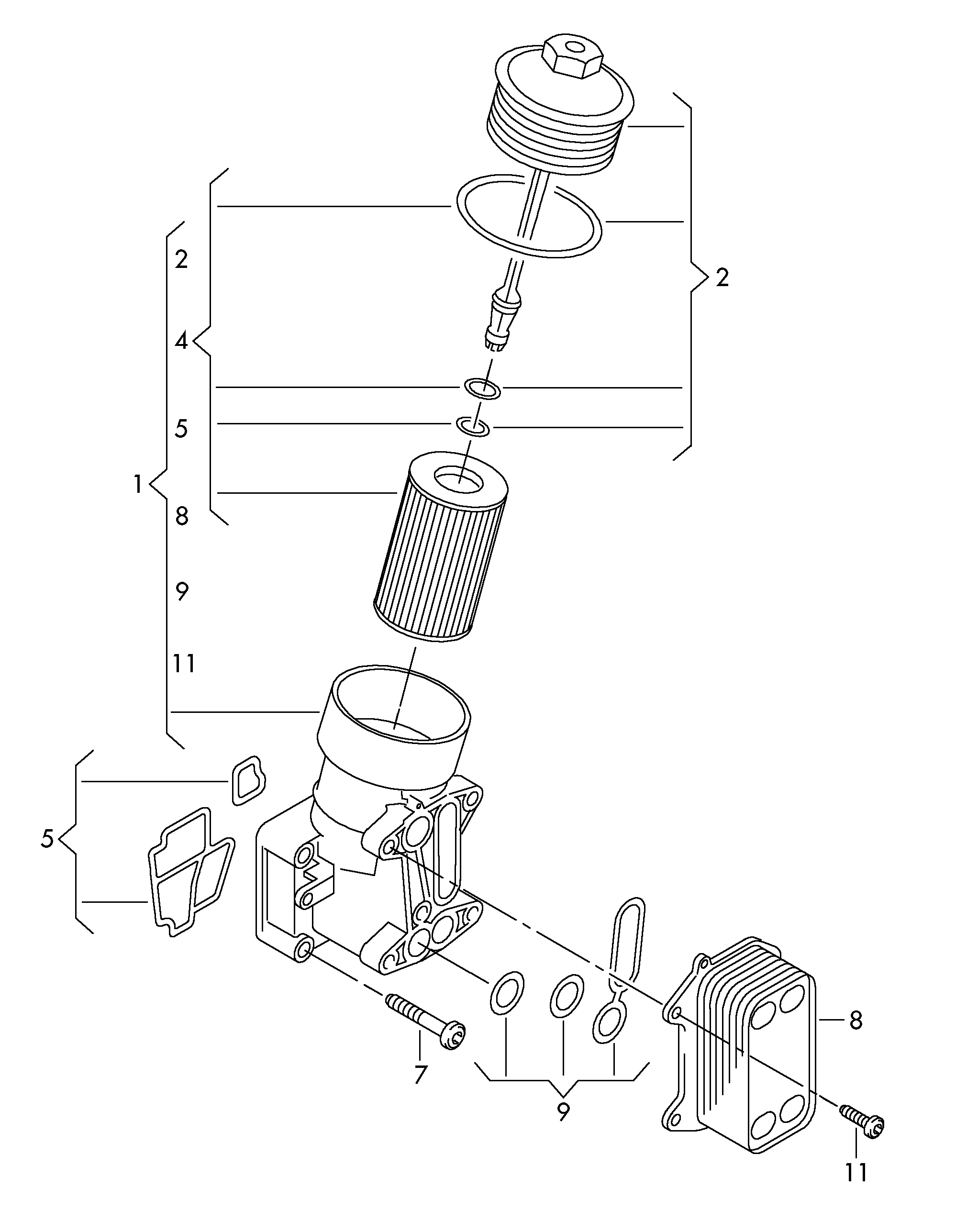 VAG 03L 115 562 - Eļļas filtrs adetalas.lv