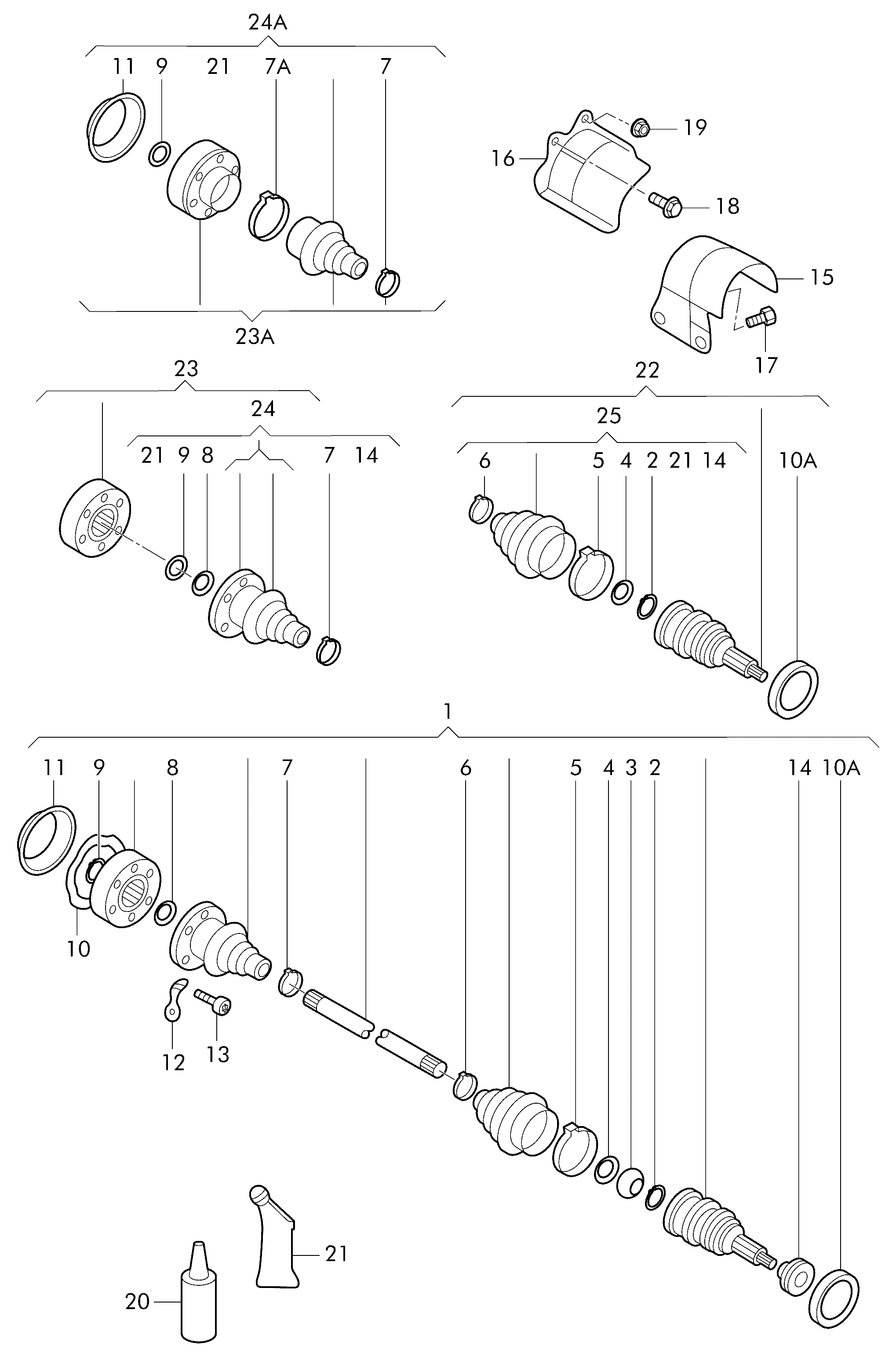 AUDI 6Q0 498 203 - Putekļusargs, Piedziņas vārpsta adetalas.lv