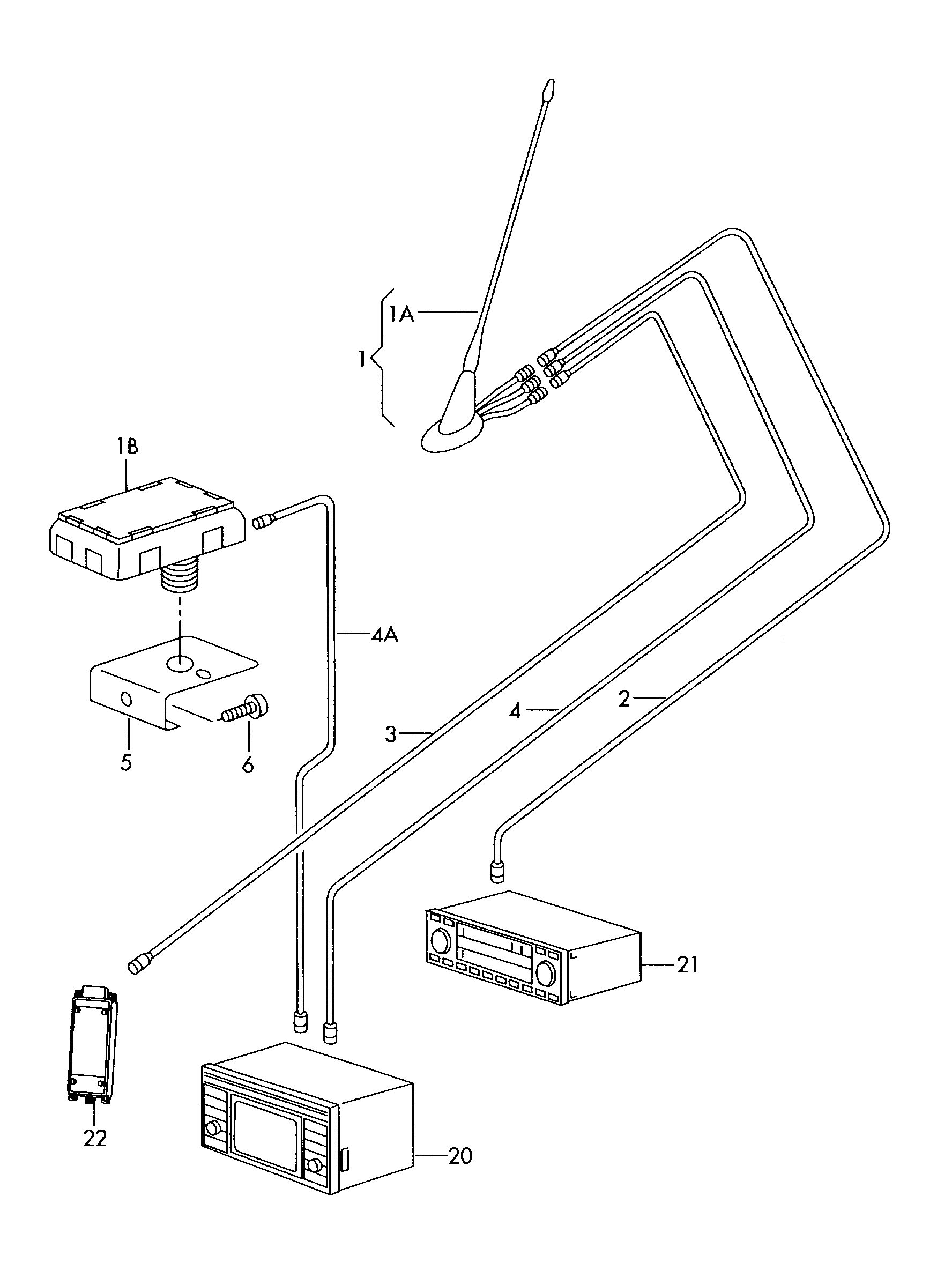 VAG 1U0 035 849 - Antena adetalas.lv