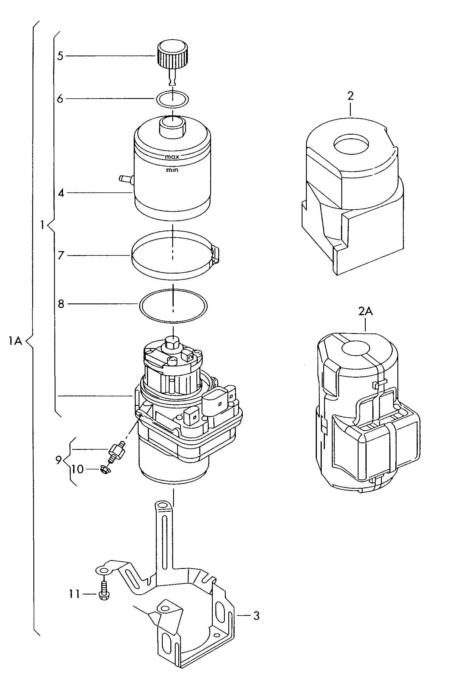 VW 6Q0 423 155 AE - Hidrosūknis, Stūres iekārta adetalas.lv