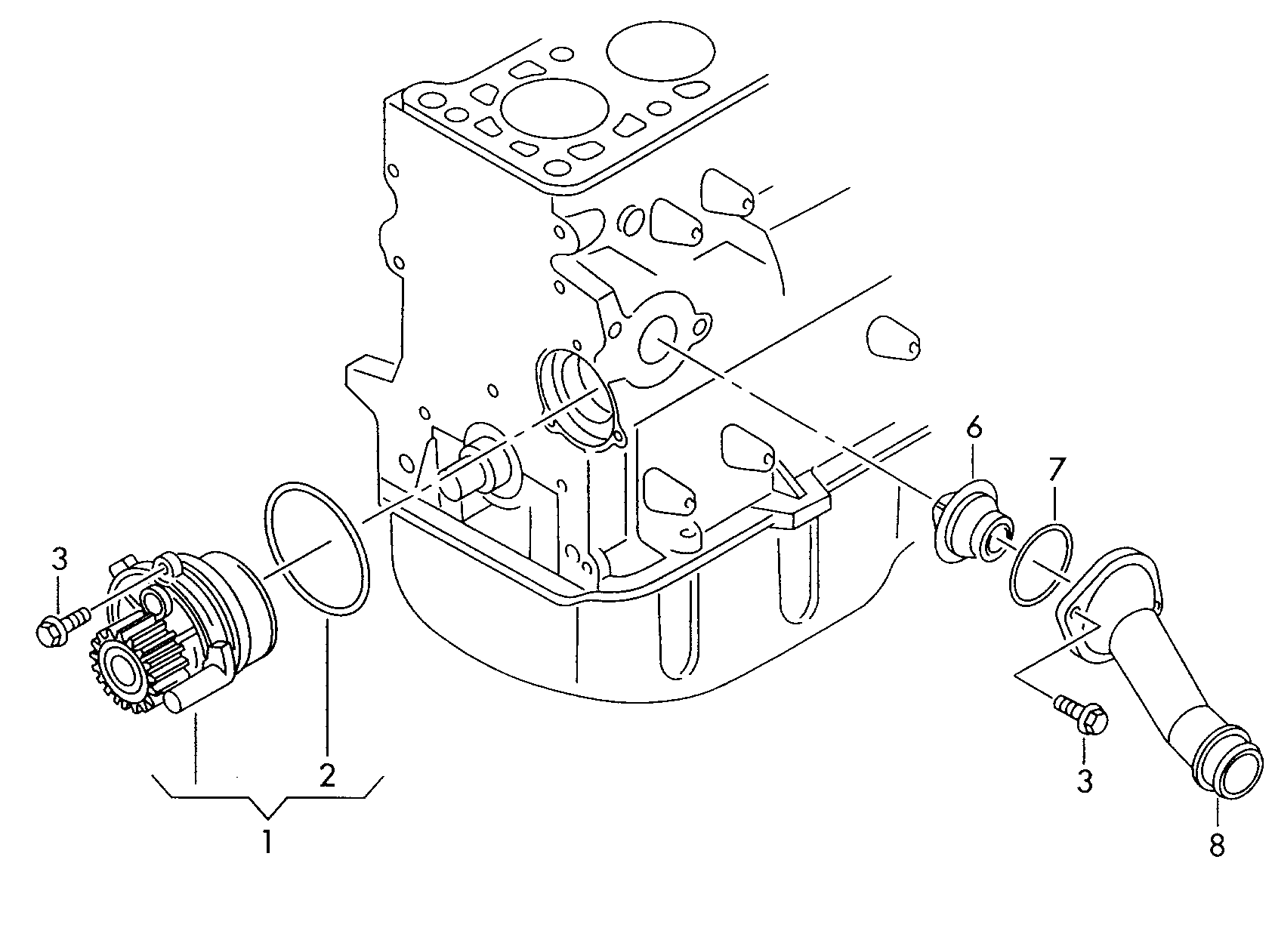 VAG 038121011A - Ūdenssūknis adetalas.lv