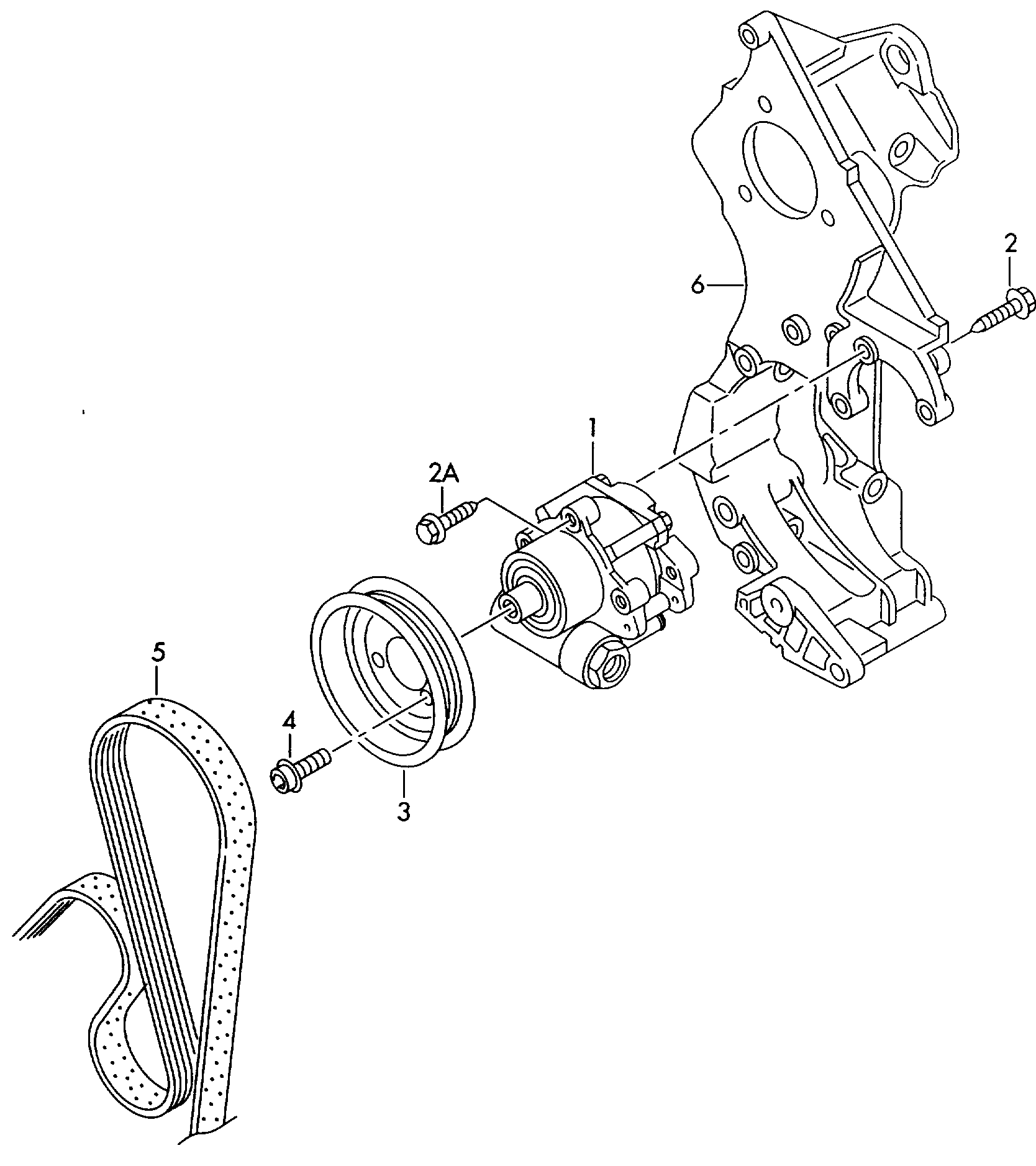 OM 1J0422154J - Hidrosūknis, Stūres iekārta adetalas.lv