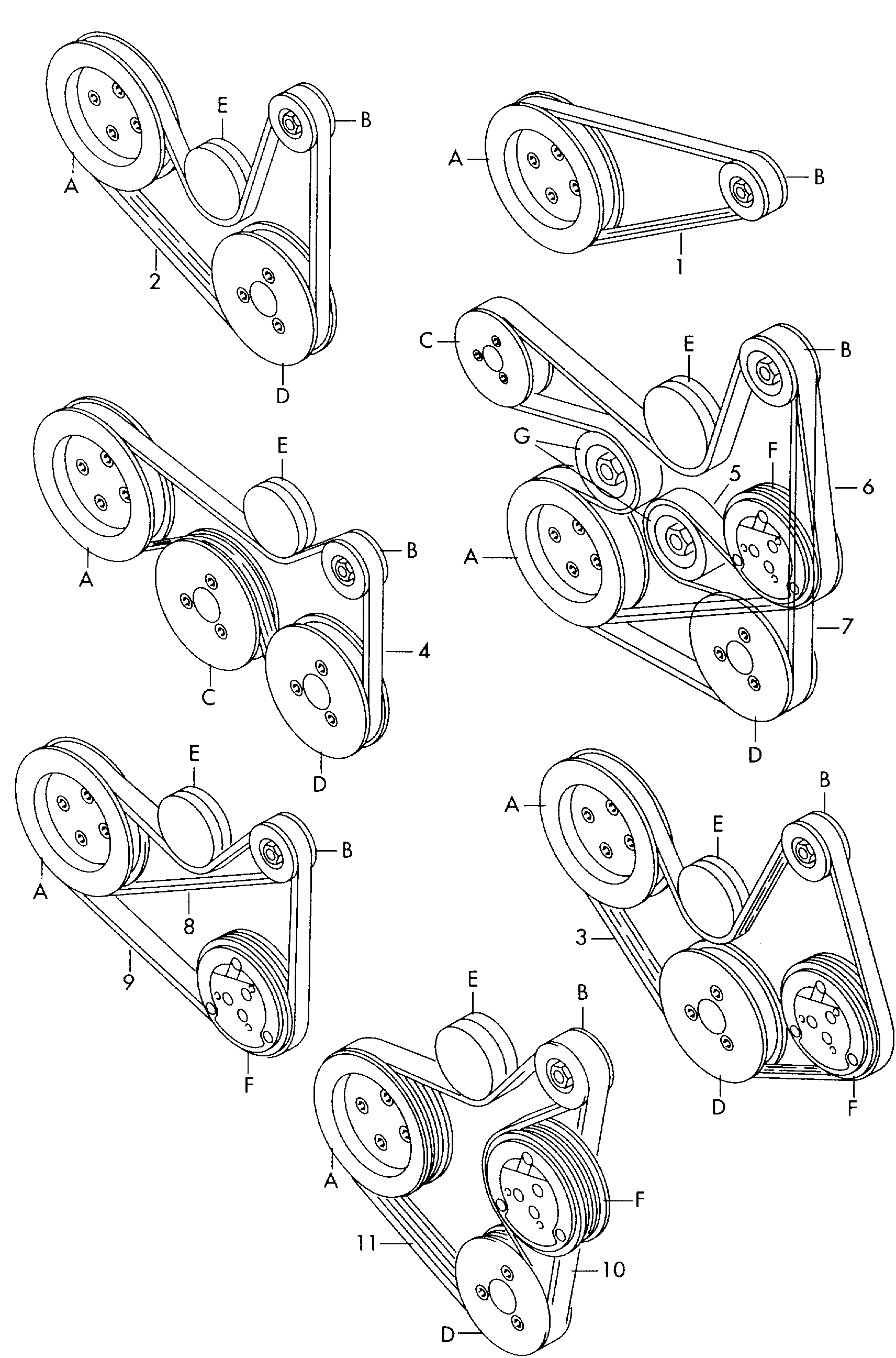 VW 03L 903 137 T - Ķīļrievu siksna adetalas.lv