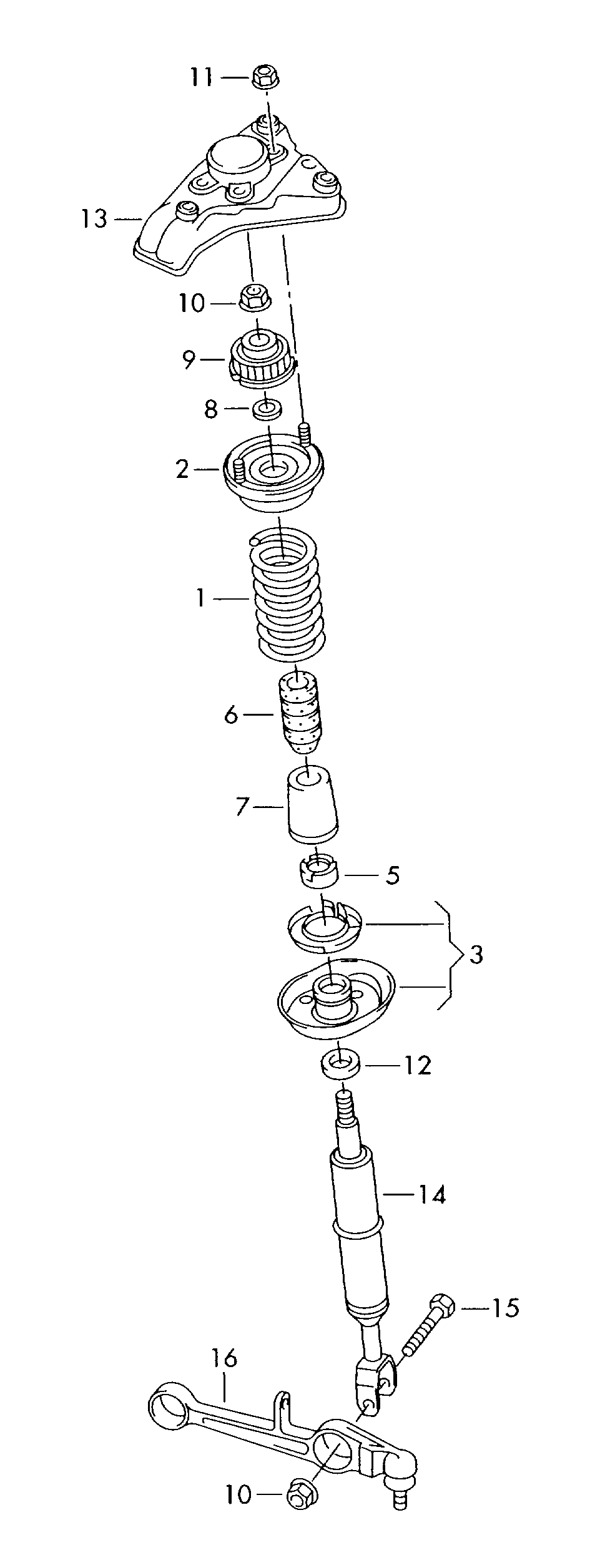 AUDI 4B0412031CD - Gas shock absorber adetalas.lv