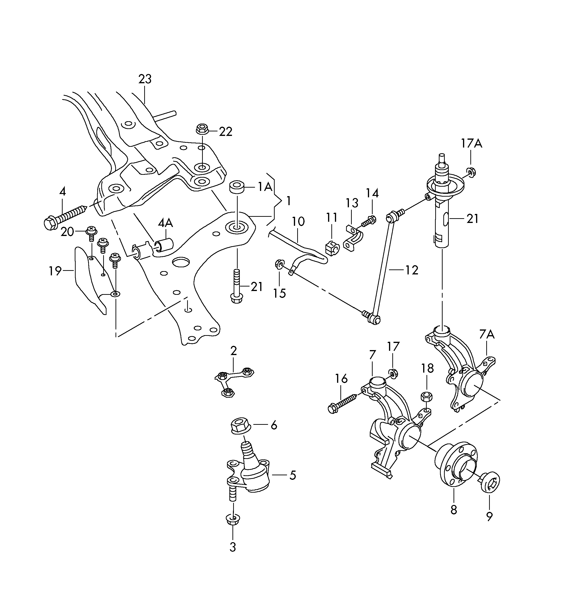 Skoda 6R0 407 365 - Balst / Virzošais šarnīrs adetalas.lv