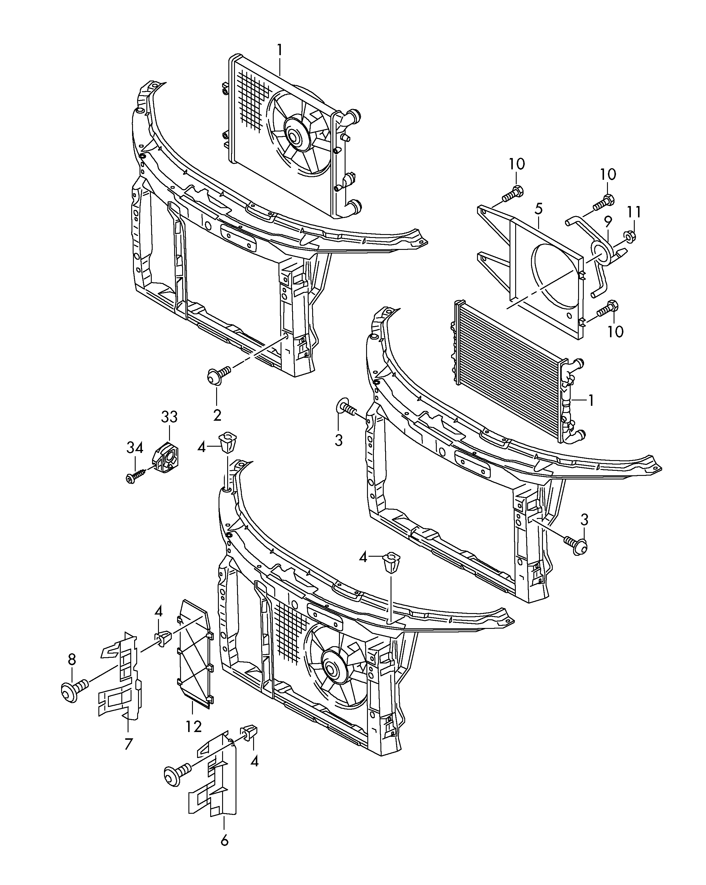 Skoda 6Q0121206F - Ventilators, Motora dzesēšanas sistēma adetalas.lv